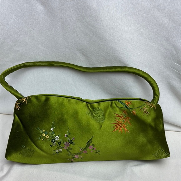 Martin & Barnett San Francisco Green Chinese Floral Women's Bag - Picture 2 of 4